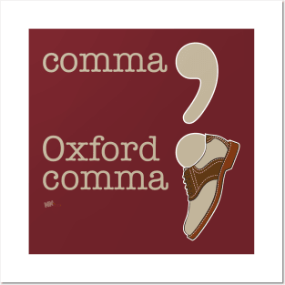 Oxford Comma Posters and Art